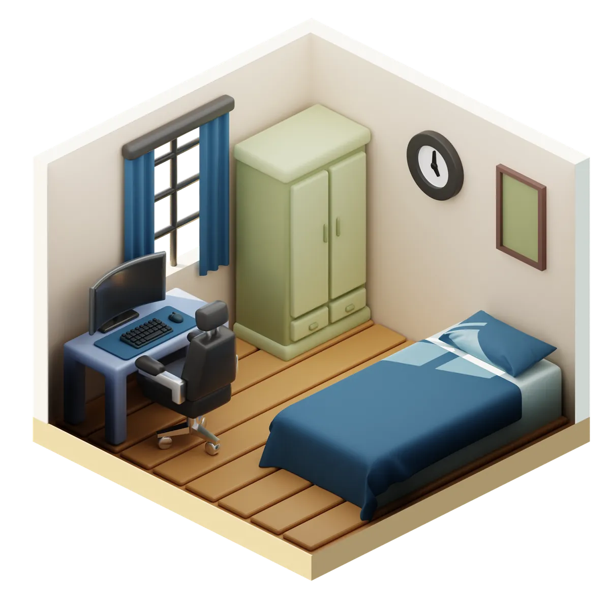 Isometric room