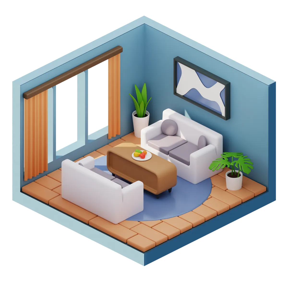 Isometric room